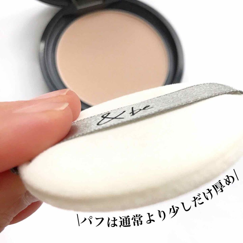 プレストクリアパウダー/＆be/プレストパウダーを使ったクチコミ（3枚目）