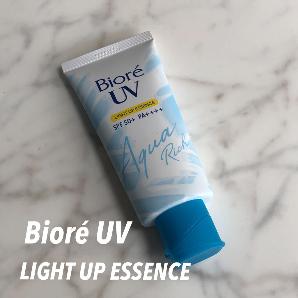 ビオレUV アクアリッチ ライトアップエッセンス/ビオレ/日焼け止めクリームを使ったクチコミ（1枚目）