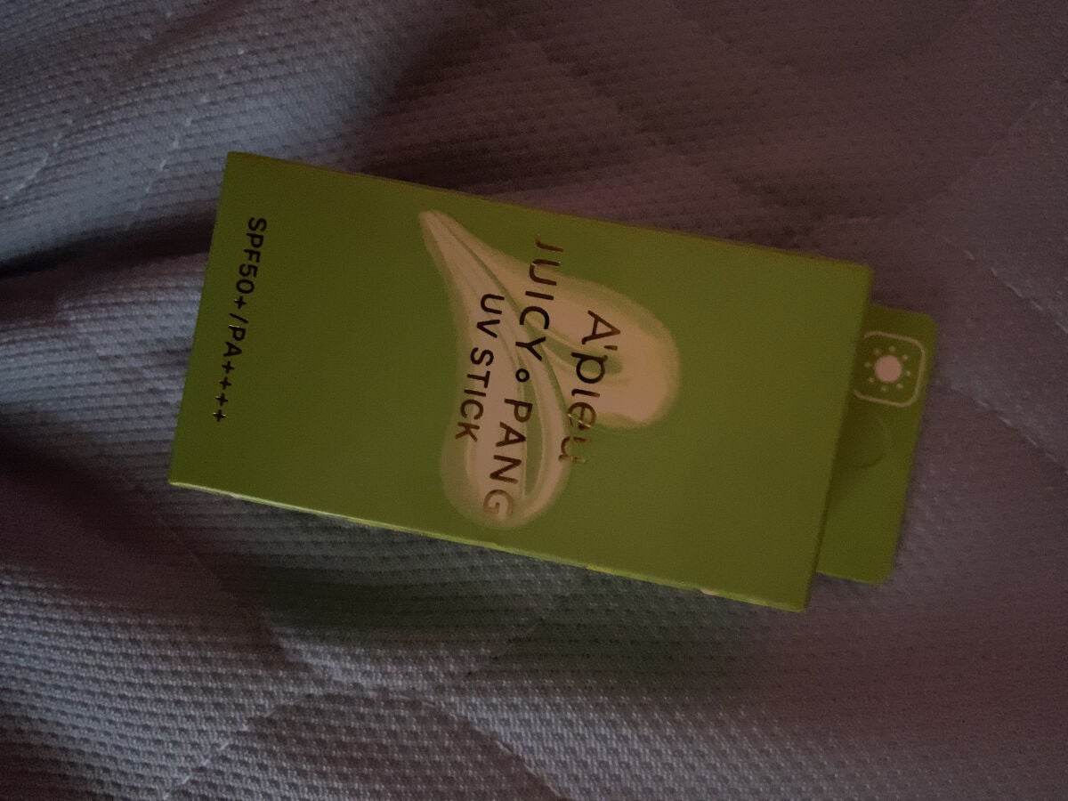 アピュー ジューシーパン UVスティック/A’pieu/日焼け止め・UVケアを使ったクチコミ(1枚目)