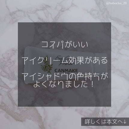 アイクリームプライマー/キャンメイク/アイシャドウベースを使ったクチコミ(3枚目)