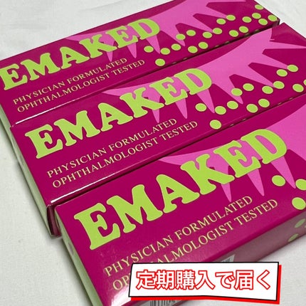 EMAKED(エマーキット)/水橋保寿堂製薬/まつげ美容液を使ったクチコミ(1枚目)