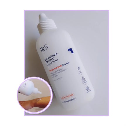 ザモイスチャーバリアDリキッドトナー/Dr.G/化粧水を使ったクチコミ(3枚目)