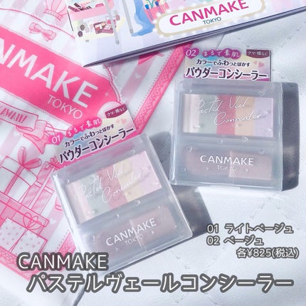 パステルヴェールコンシーラー/キャンメイク/パレットコンシーラーを使ったクチコミ(2枚目)