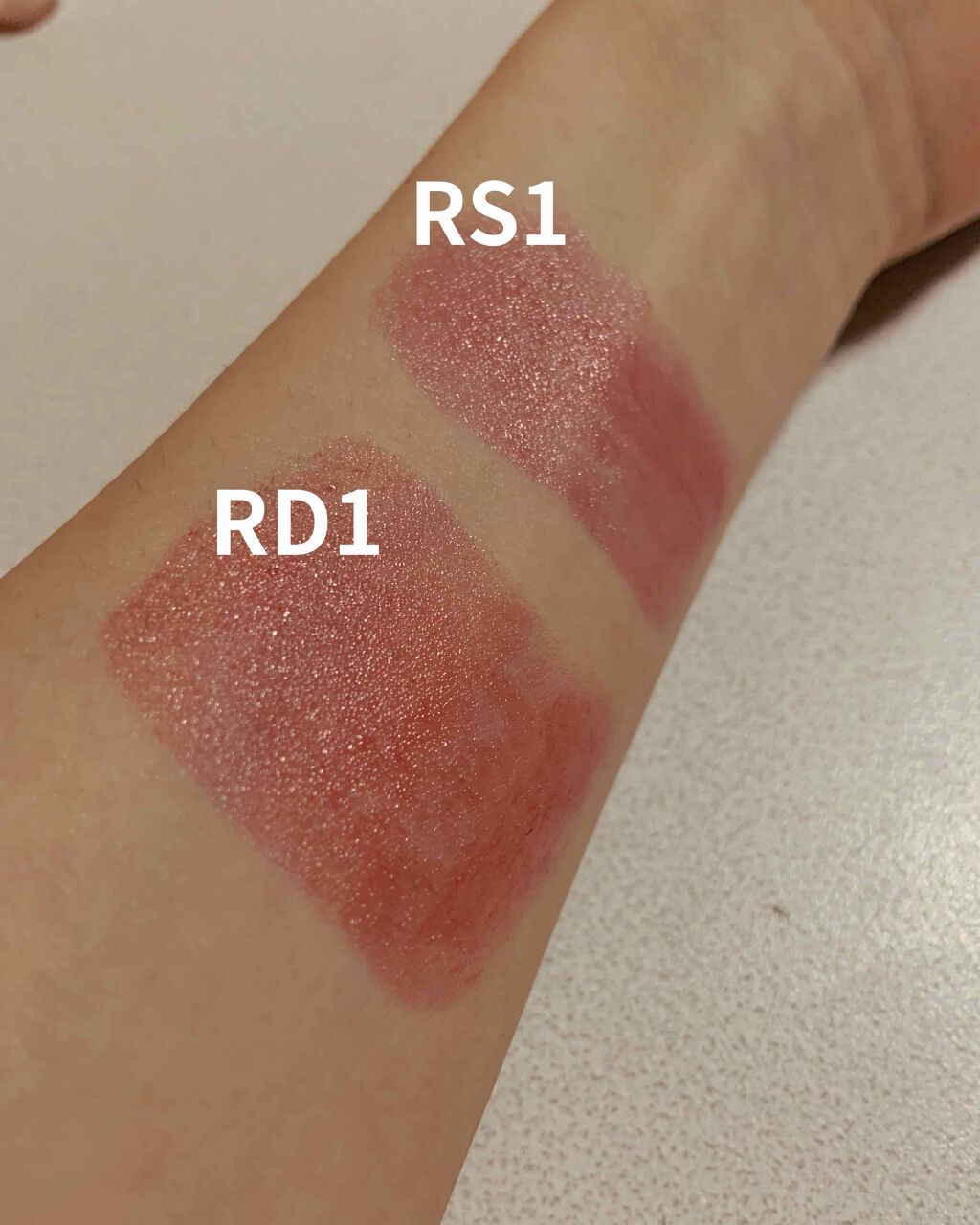 ラスティンググロスリップ/CEZANNE/口紅を使ったクチコミ(2枚目)