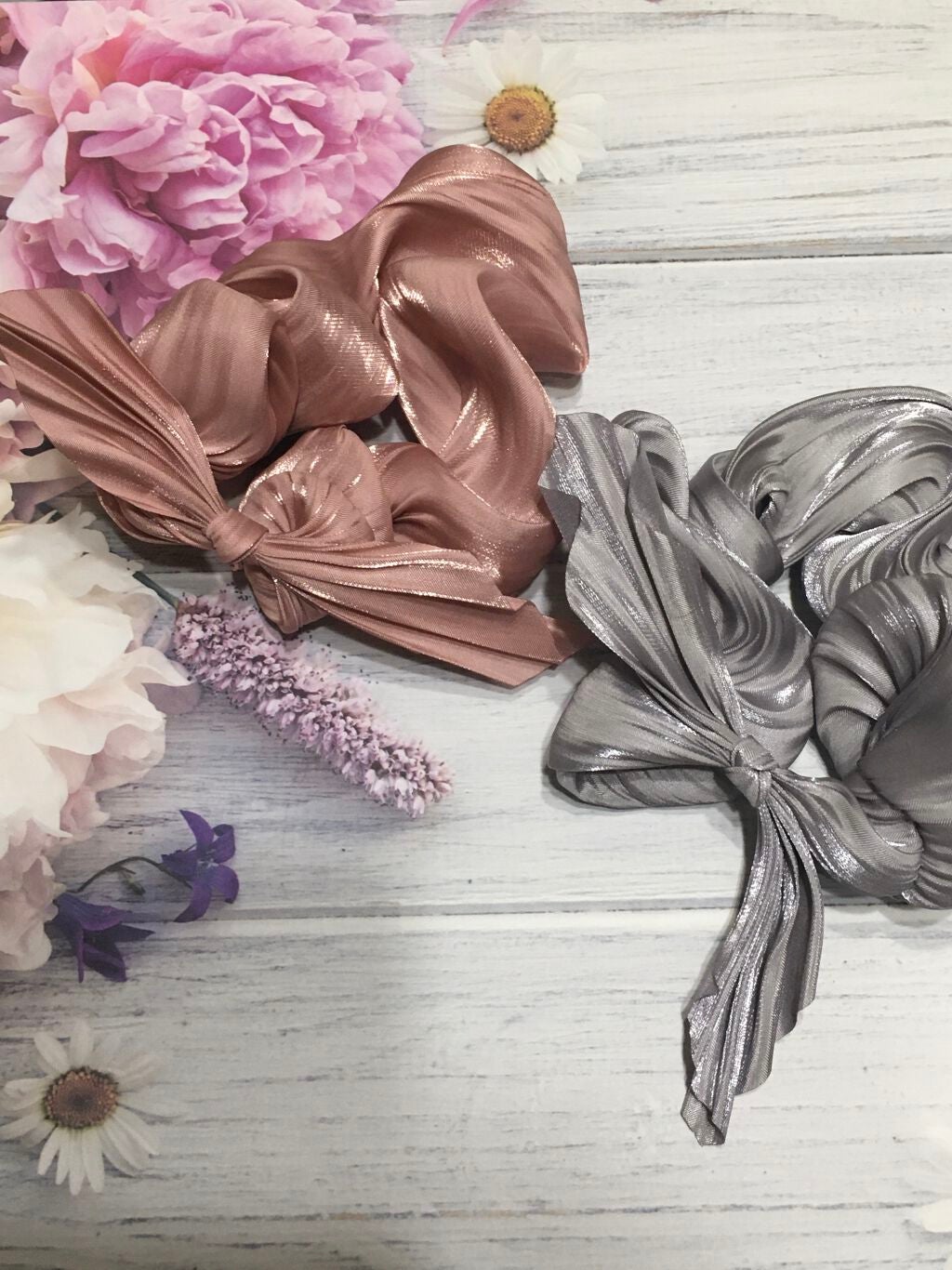 シュシュ リボン 光沢シフォン/セリア/その他を使ったクチコミ(2枚目)