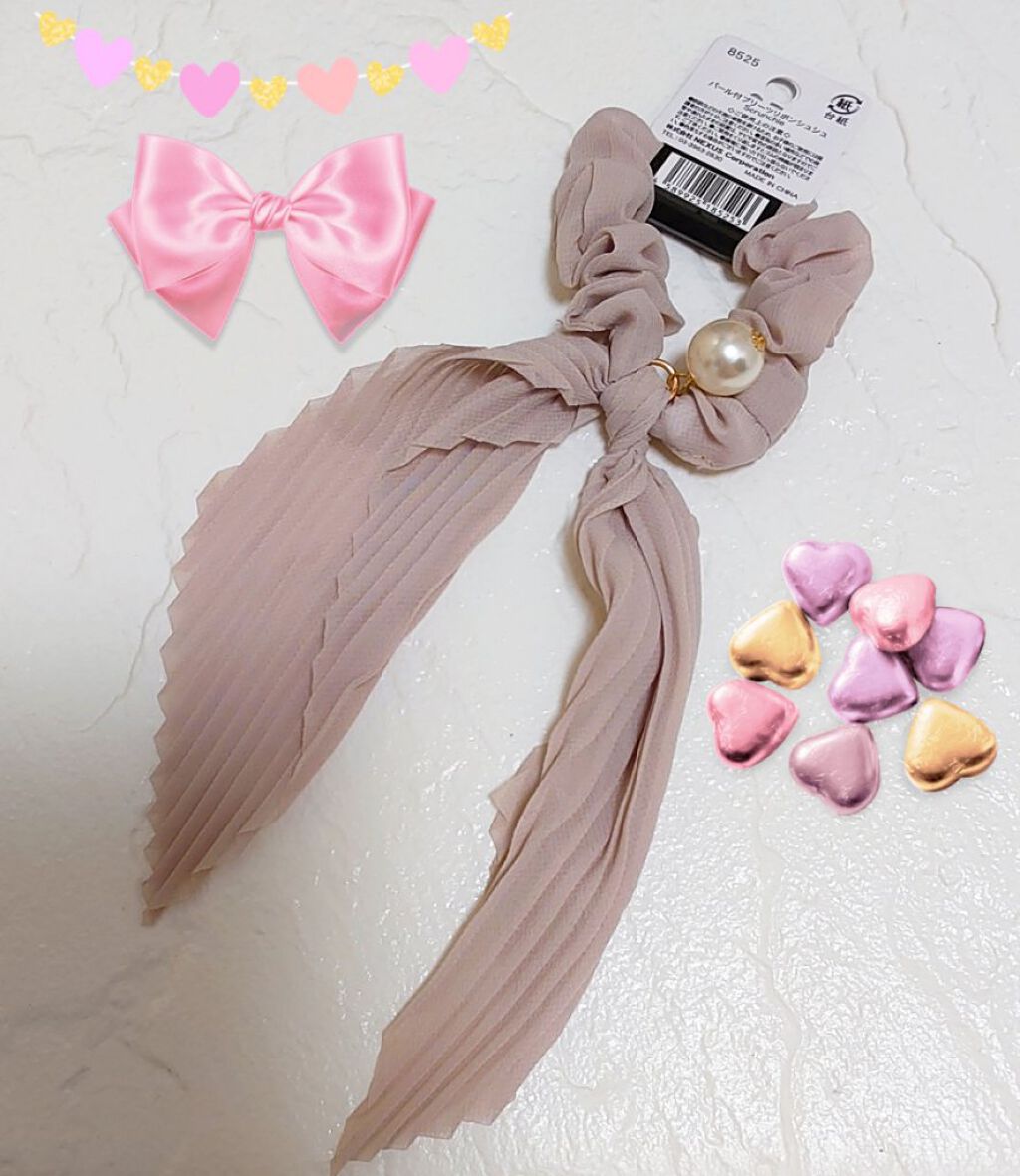 ヘアゴム/キャンドゥ/ヘアアクセサリーを使ったクチコミ（2枚目）