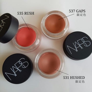 NARS エアーマット ブラッシュのクチコミ「#NARS
3月12日発売
#エアーマットブラッシュ

※指スウォッチ、ブラシスウォッチあり
.....」（2枚目）