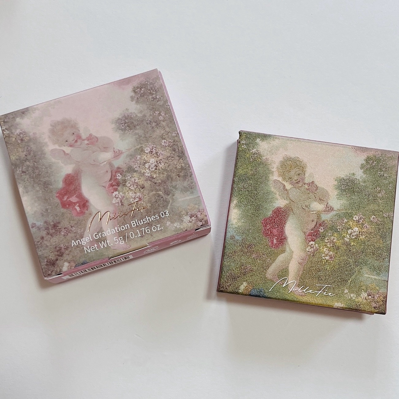 天使の絵画チーク 03 ラブ ザ センチネル/MilleFée/パウダーチークを使ったクチコミ（3枚目）