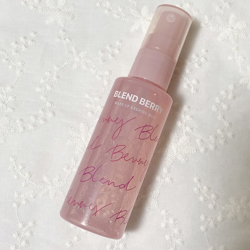 メイクアップ キーピング ミスト/BLEND BERRY/フィックスミストを使ったクチコミ（1枚目）
