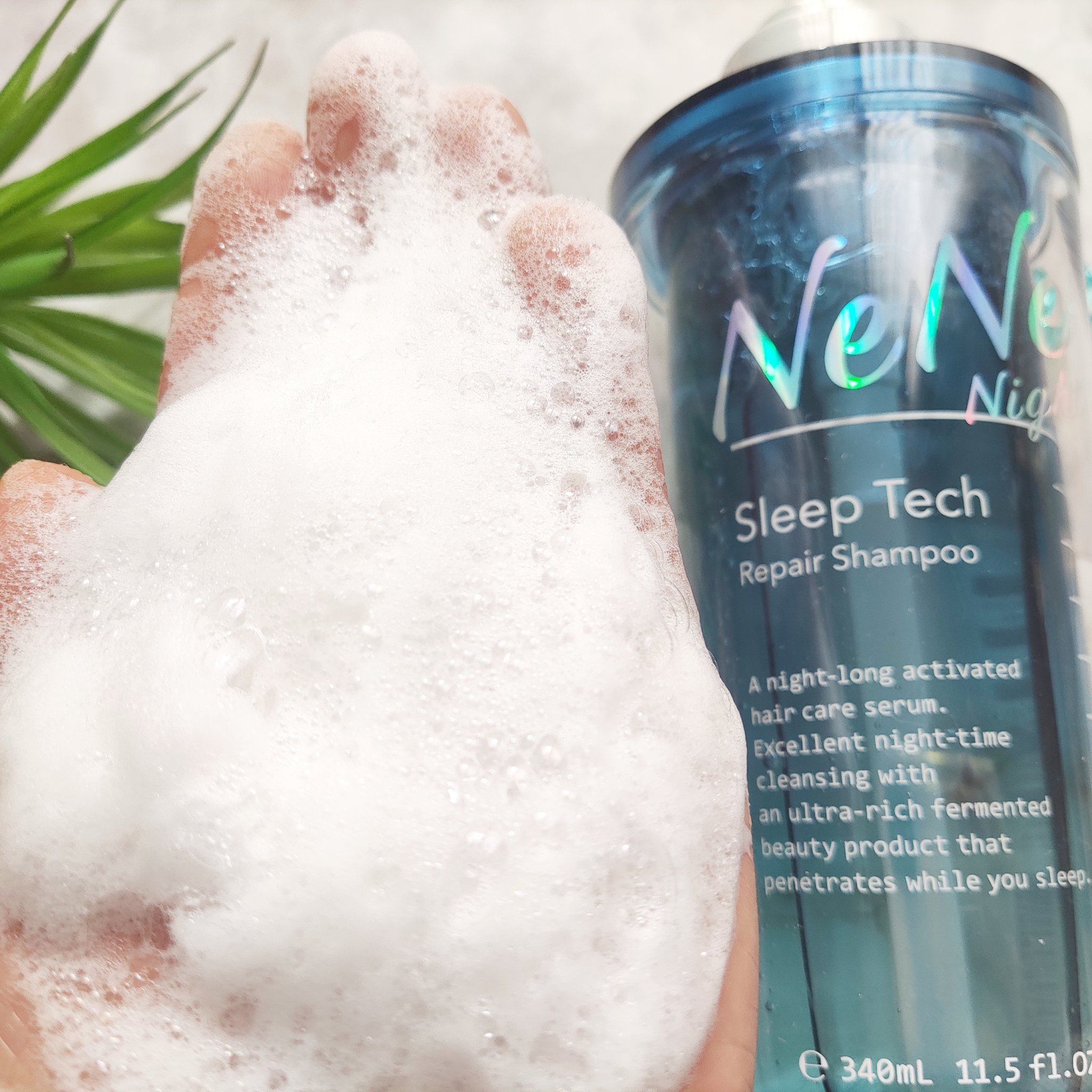 スリープテック リペア シャンプー／ヘアトリートメント/NeNe Night/市販シャンプーを使ったクチコミ（3枚目）
