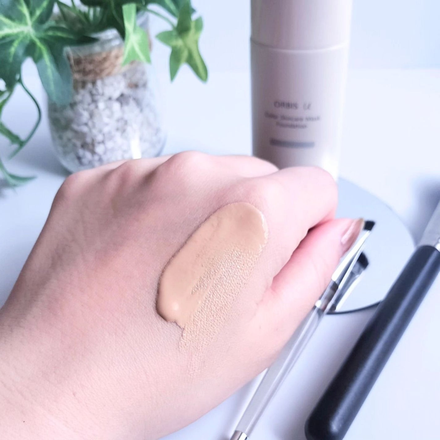 オルビスユー カラースキンケアマスク ファンデーション/オルビス/リキッドファンデーションを使ったクチコミ(2枚目)