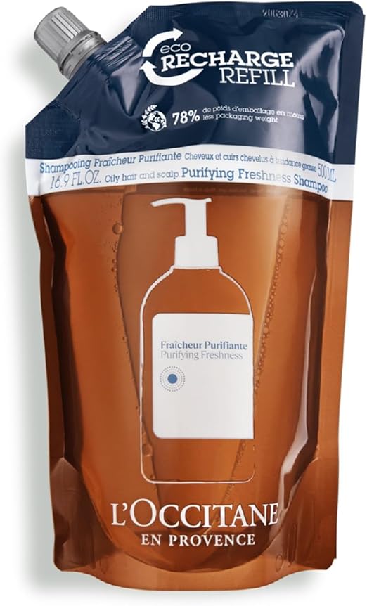 新品L'Occitaneピュアフレッシュネスシャンプー&コンディショナーセット 試してみた】ピュアフレッシュ シャンプー/ コンディショナー L