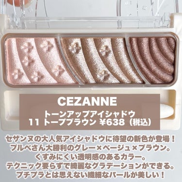 トーンアップアイシャドウ/CEZANNE/アイシャドウパレットを使ったクチコミ（3枚目）