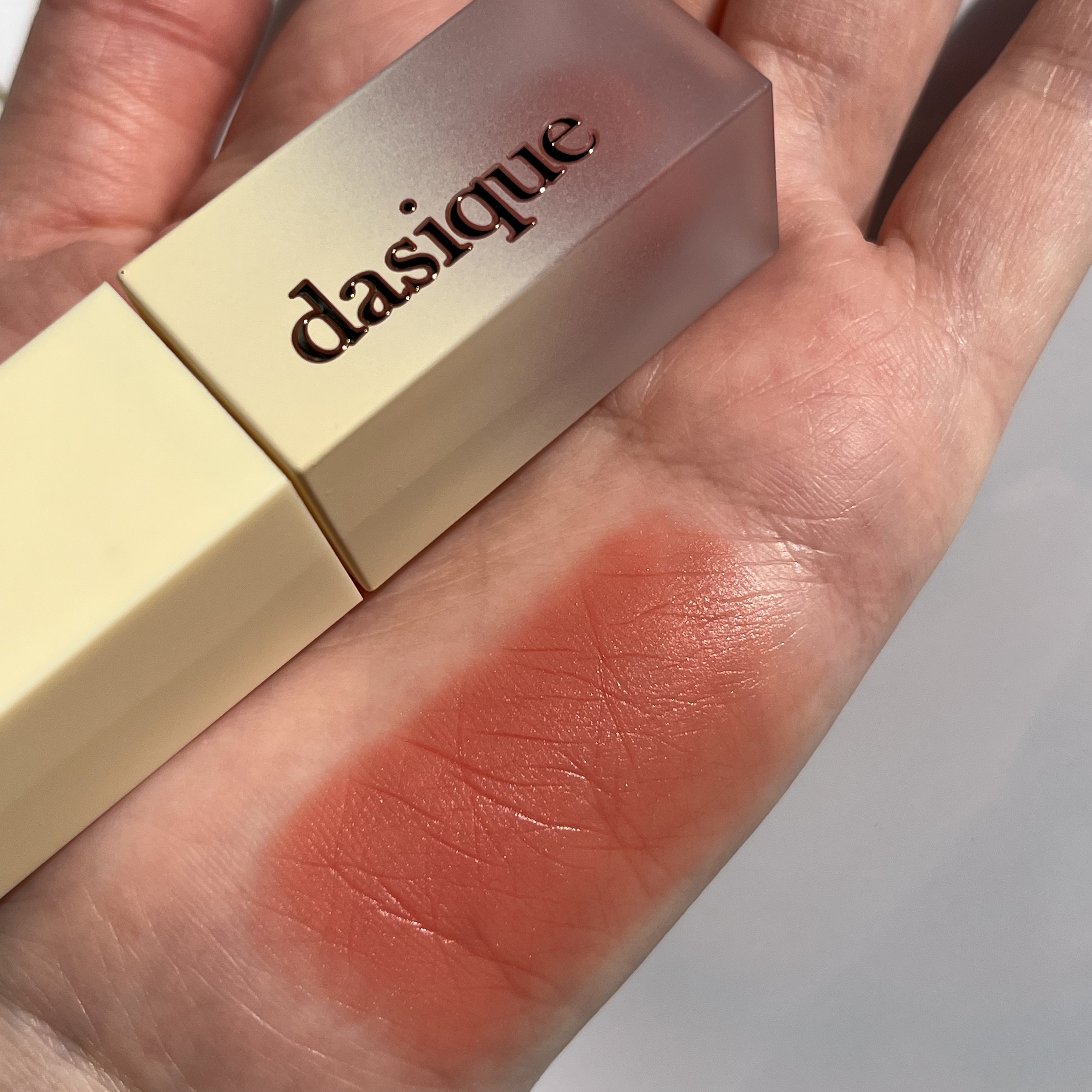 クリームドゥバターティント/dasique/リップティントを使ったクチコミ（2枚目）