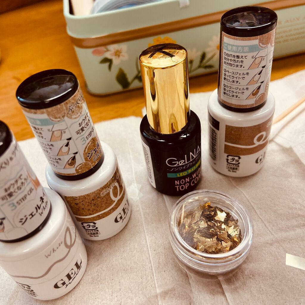 ジェルネイル(ライト対応)/セリア/ジェルネイルを使ったクチコミ(3枚目)