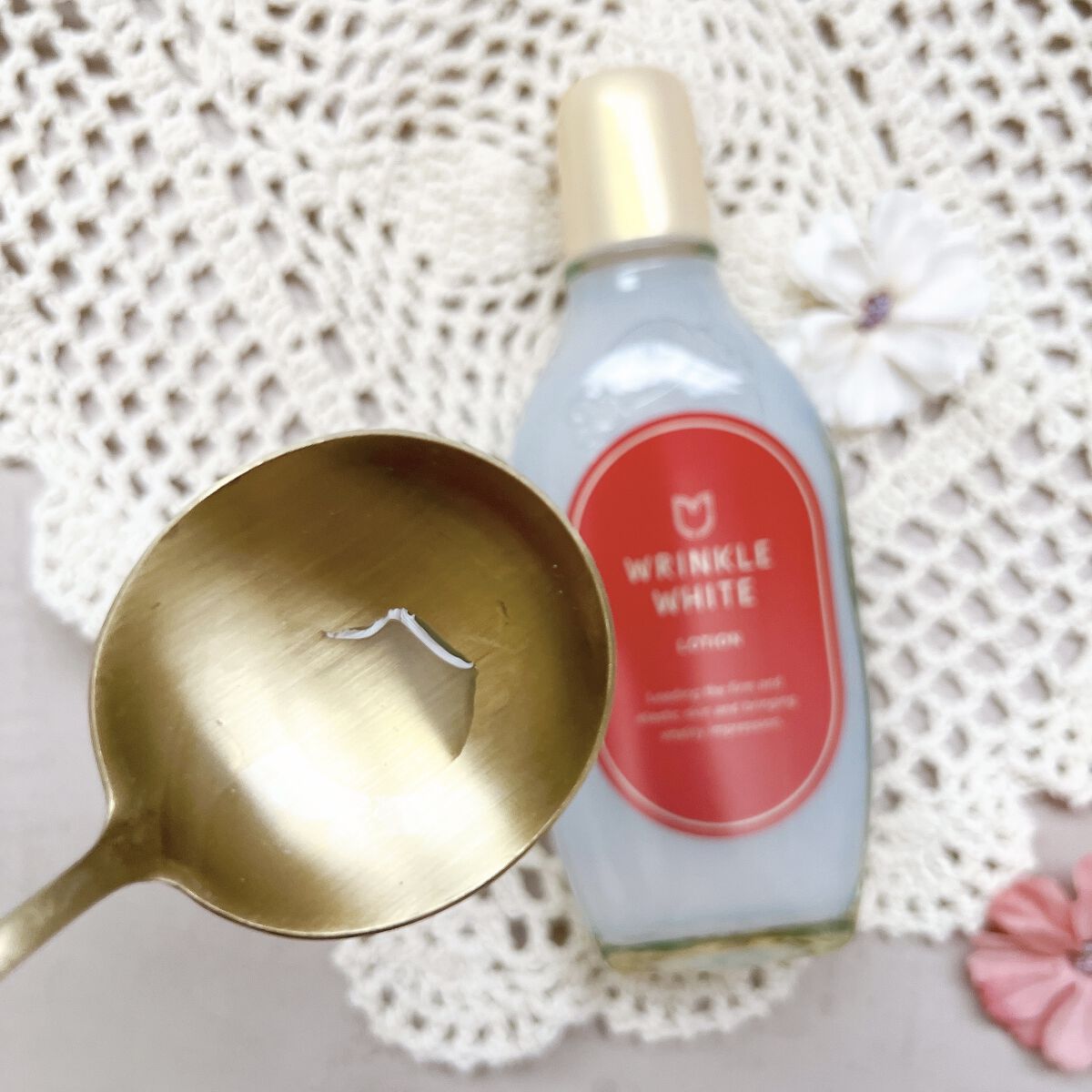 薬用リンクルホワイト クリーム/明色/フェイスクリームを使ったクチコミ（2枚目）