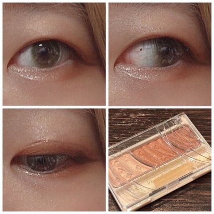 トーンアップアイシャドウ/CEZANNE/アイシャドウパレットを使ったクチコミ(3枚目)