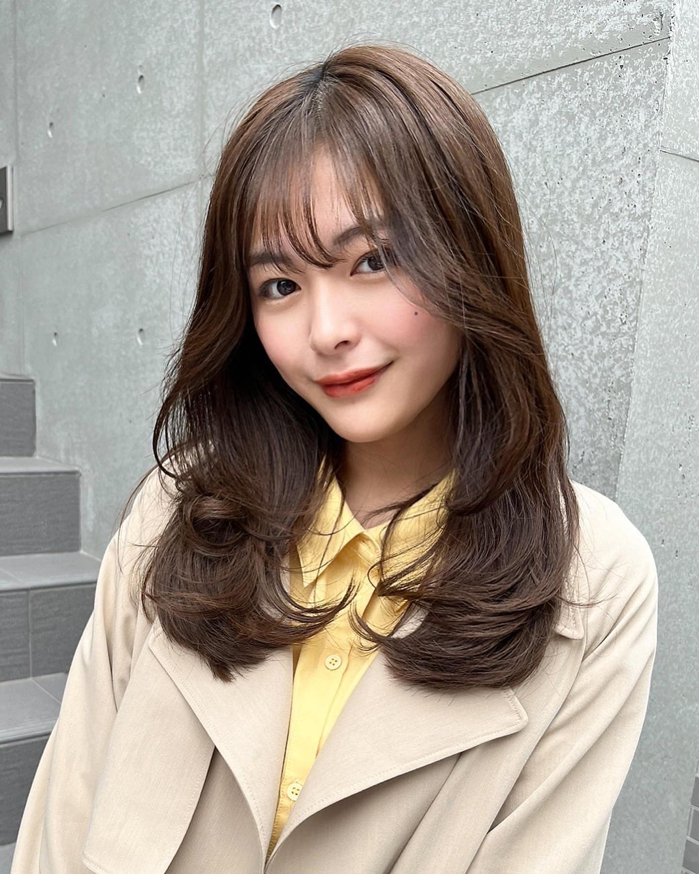 HARUNA on LIPS 「.大人なナチュラルヘア✨.韓国っぽく🌟ワンカールでやりすぎない..」(4枚目)