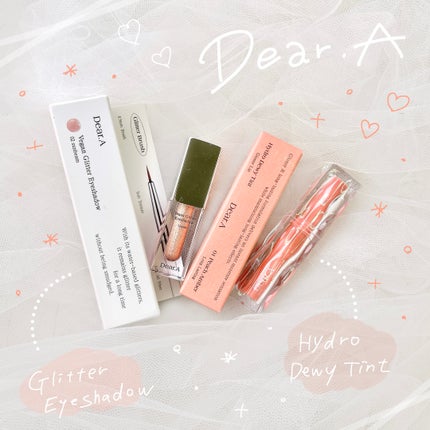 グリッターアイシャドウ/Dear.A/グリッターを使ったクチコミ(1枚目)