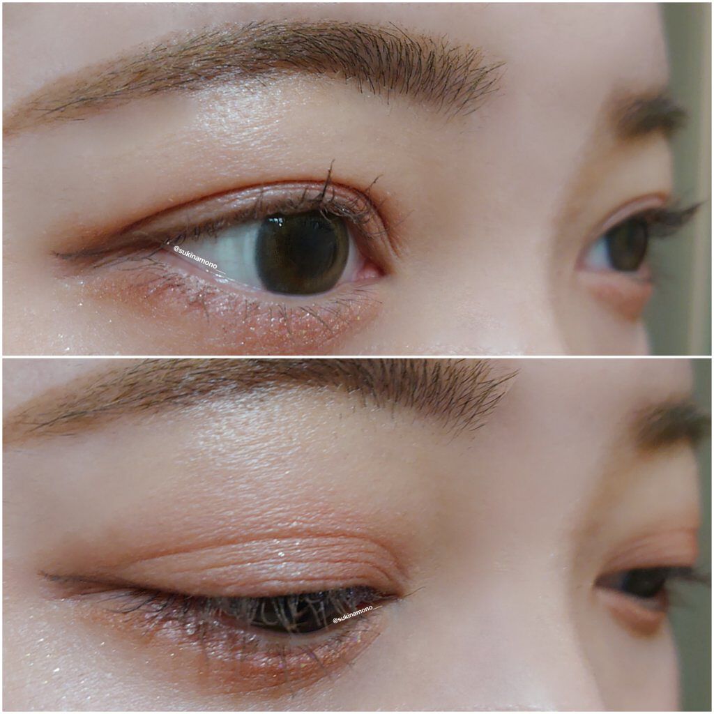 リキッド グリッター シャドウ/rom&nd/グリッターを使ったクチコミ（3枚目）