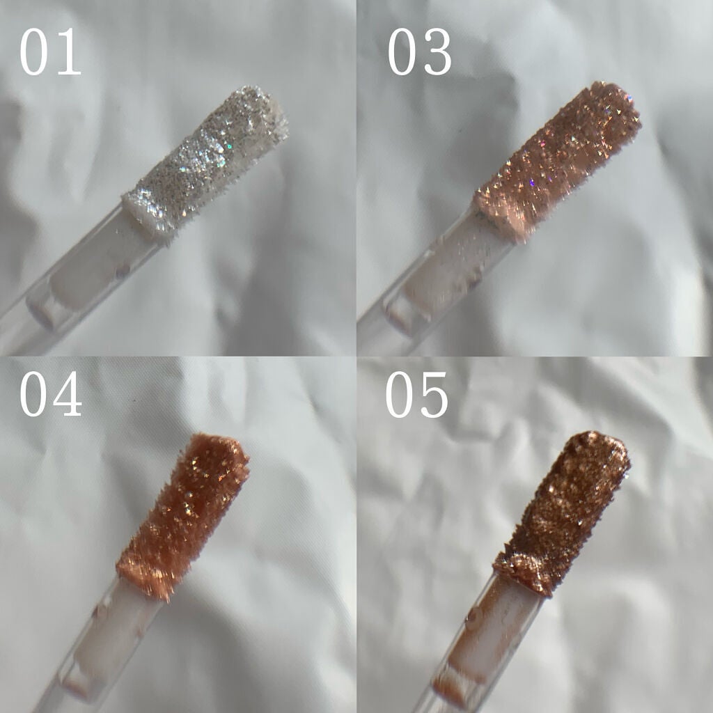 スウィッチオン グリッターリキッド/CHOCHOSLAB/グリッターを使ったクチコミ(3枚目)