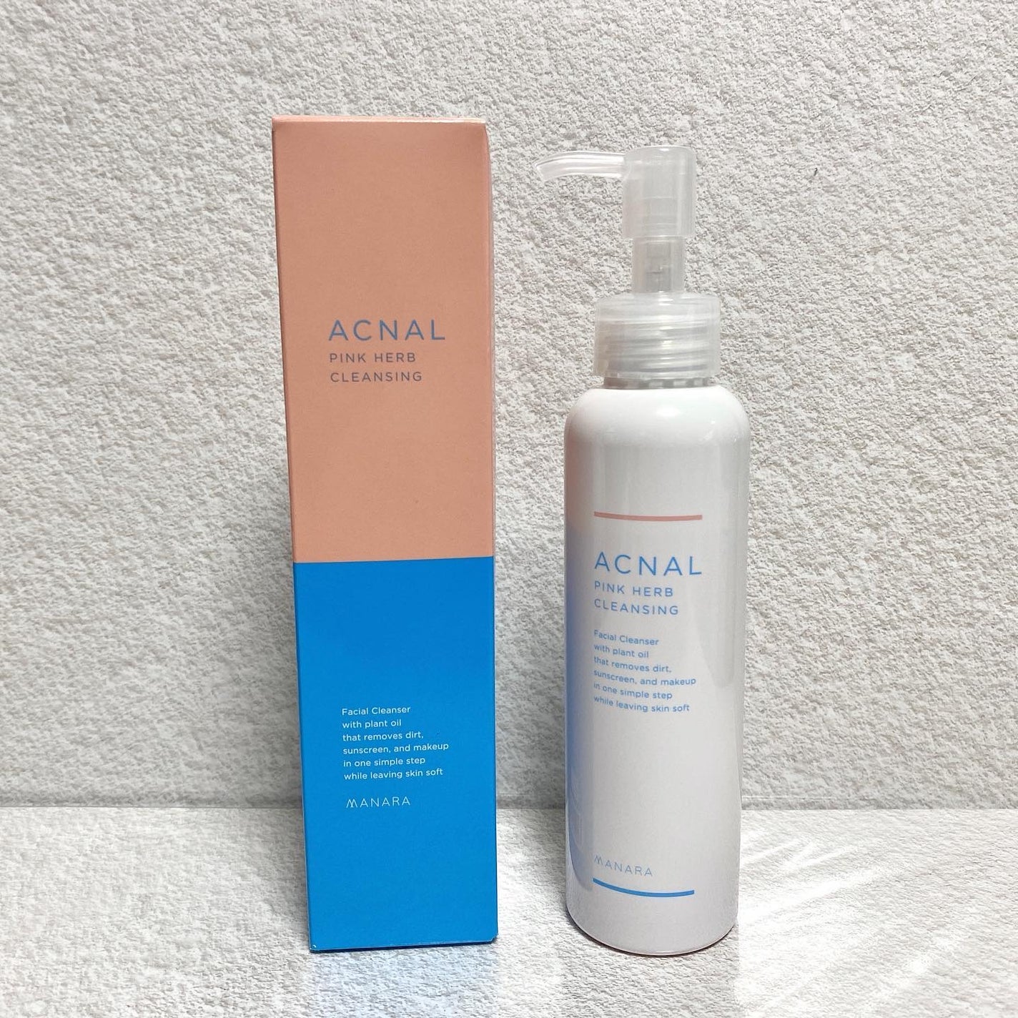 ピンクハーブクレンジング/ACNAL/オイルクレンジングを使ったクチコミ(1枚目)