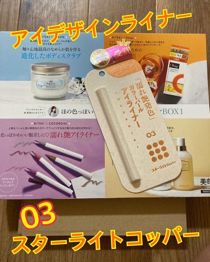 アイデザインライナー 03 スターライトコッパー/COCOROIKI/リキッドアイライナーの画像