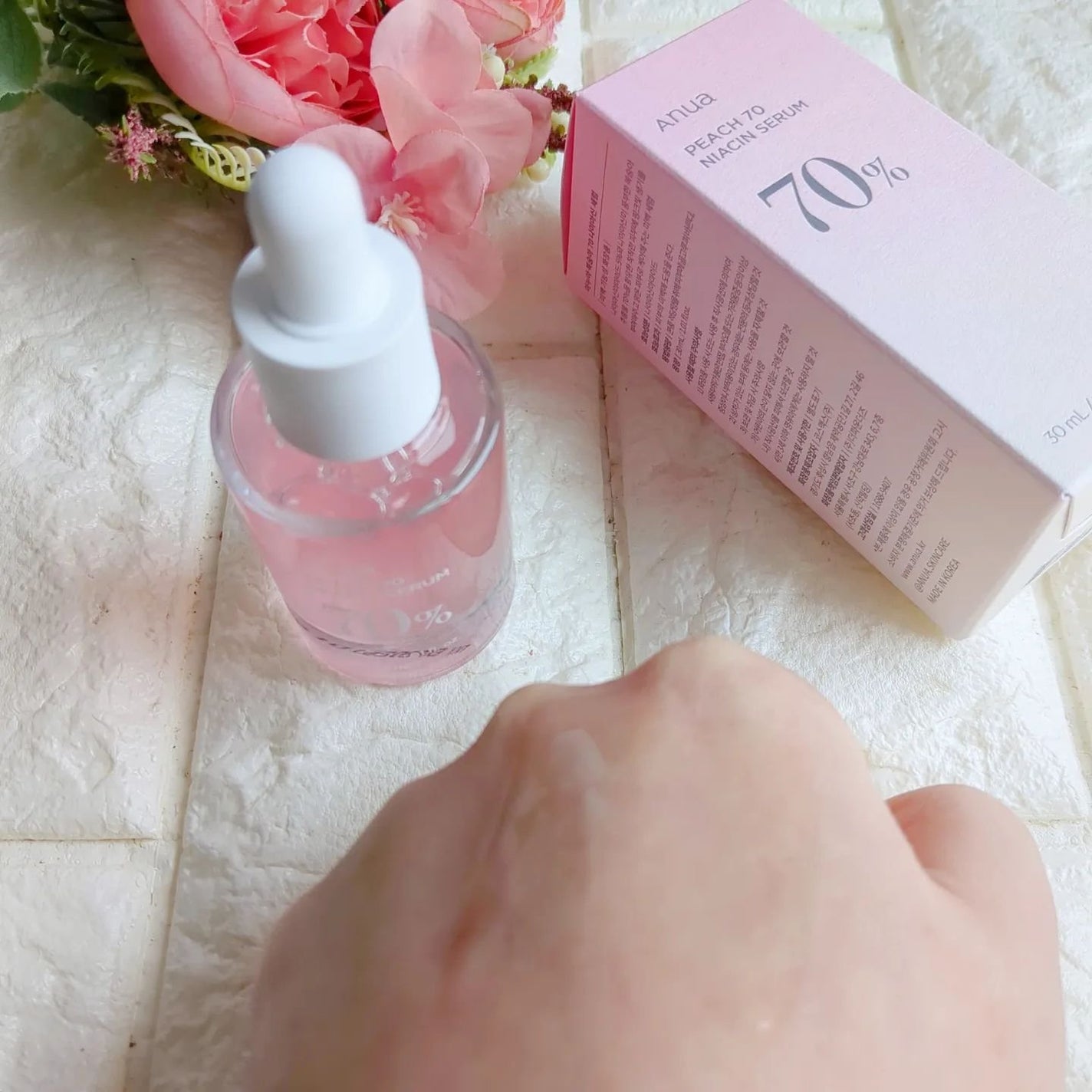 桃70%ナイアシンセラム/Anua/美容液を使ったクチコミ(5枚目)