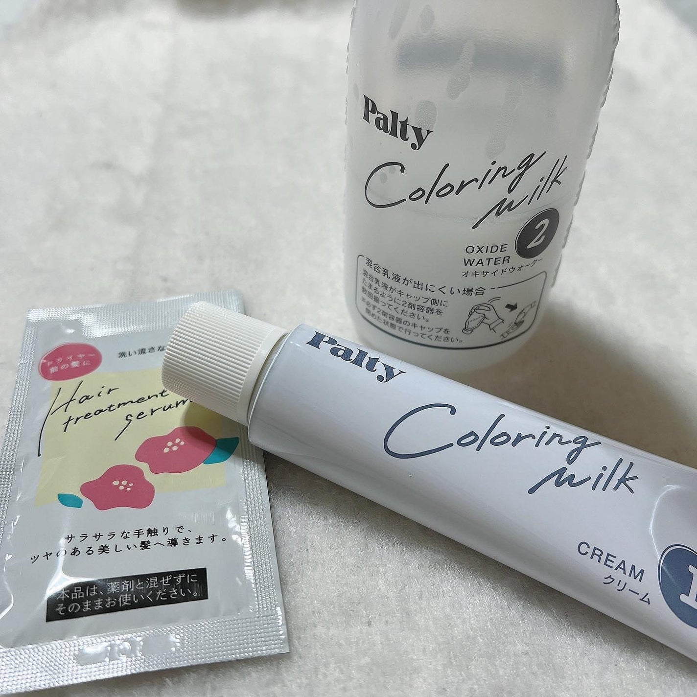 カラーリングミルク/パルティ/ヘアカラーを使ったクチコミ(3枚目)