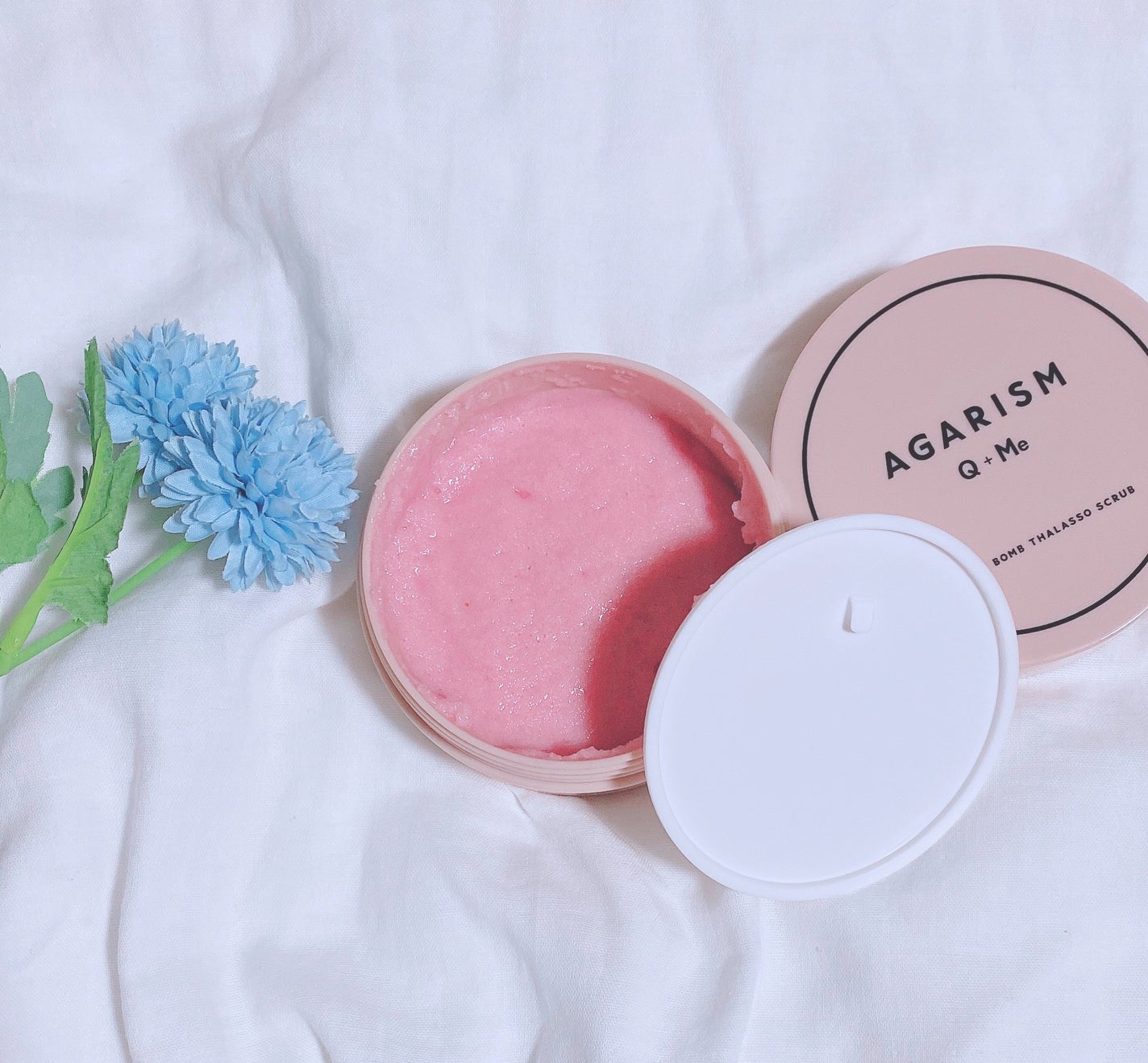 Q+Me スウィート ボム タラソ スクラブ/AGARISM/バスト・ヒップケアを使ったクチコミ(2枚目)