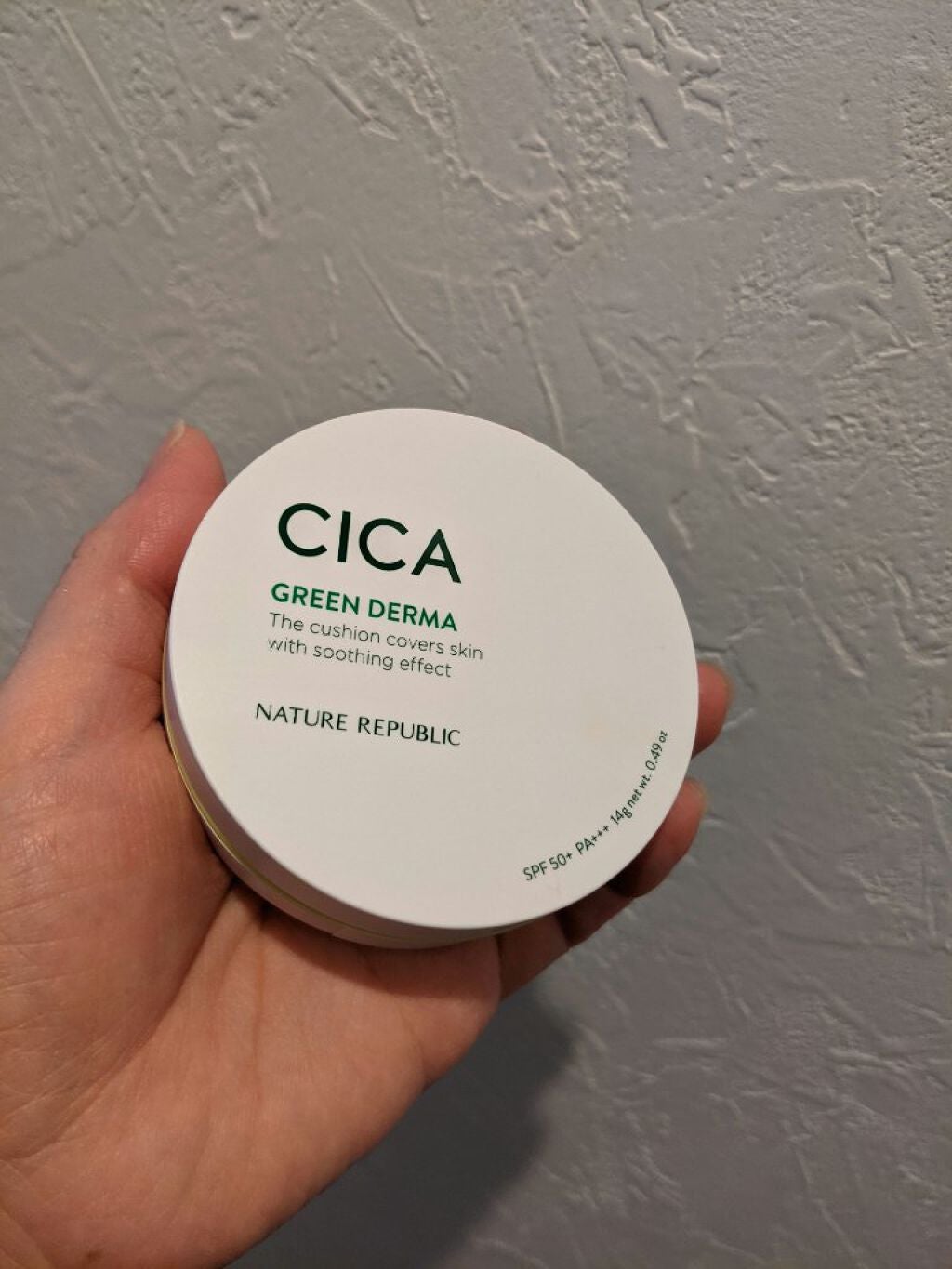 グリーンダーママイルドシカセラムカバークッション/ネイチャーリパブリック/クッションファンデーションを使ったクチコミ(1枚目)
