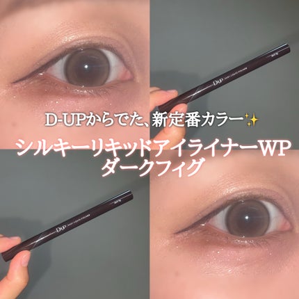 シルキーリキッドアイライナーWP/D-UP/リキッドアイライナーを使ったクチコミ(1枚目)