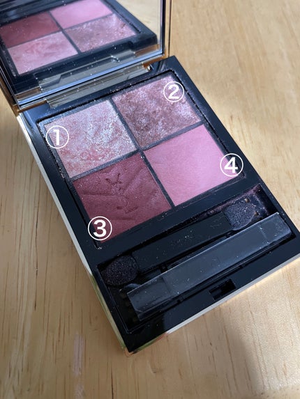 クチュール ミニ クラッチ/YVES SAINT LAURENT BEAUTE/アイシャドウパレットを使ったクチコミ(2枚目)