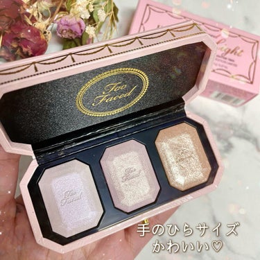 Too Faced ～ダイヤモンドライト シリーズ～ マルチユース ハイライター トリオのクチコミ「Too Faced ◌⑅⃝*॰ॱ ˚ෆ .
▶︎〜ダイヤモンドライト シリーズ〜
マルチ.....」（3枚目）