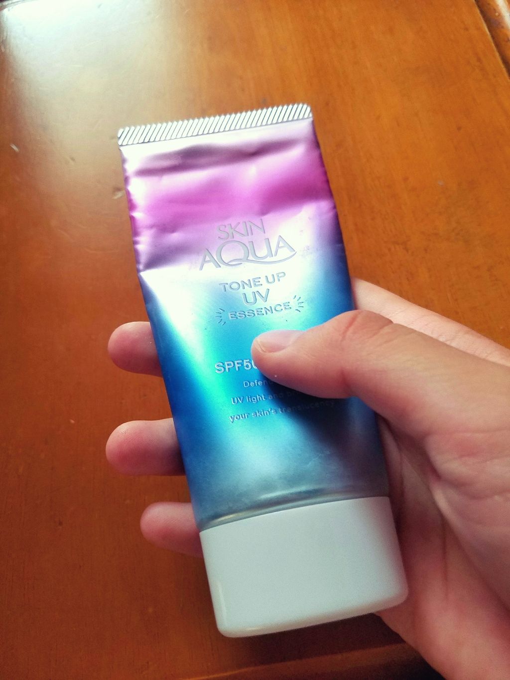 スキンアクア トーンアップUVエッセンス/スキンアクア/日焼け止めクリームを使ったクチコミ（1枚目）