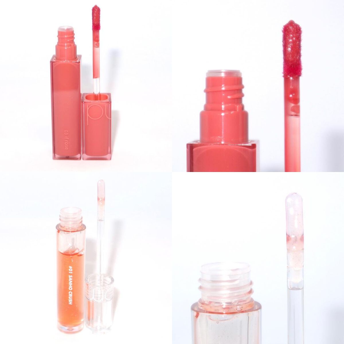 グラスティングウォーターグロス/rom&nd/リップグロスを使ったクチコミ(3枚目)