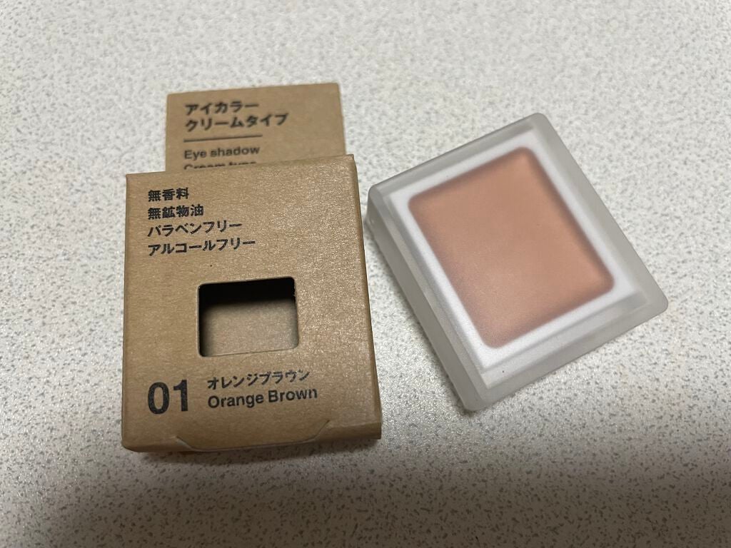 アイカラー クリームタイプ/無印良品/ジェル・クリームアイシャドウを使ったクチコミ(1枚目)