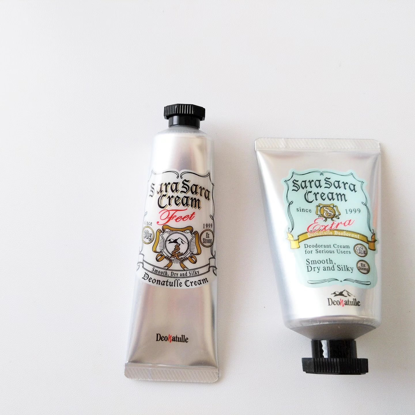 薬用足指さらさらクリーム/デオナチュレ/デオドラント・制汗剤を使ったクチコミ（3枚目）