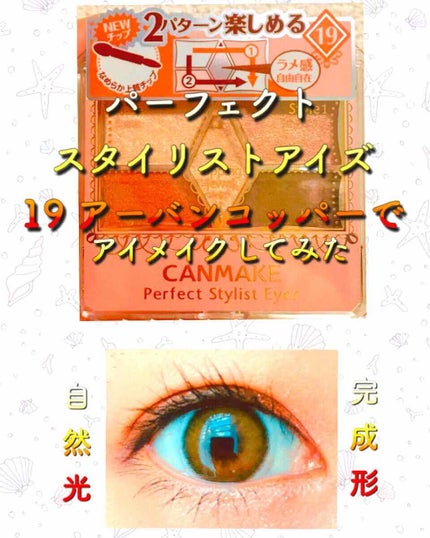 【旧品】パーフェクトスタイリストアイズ/キャンメイク/アイシャドウパレットを使ったクチコミ(1枚目)