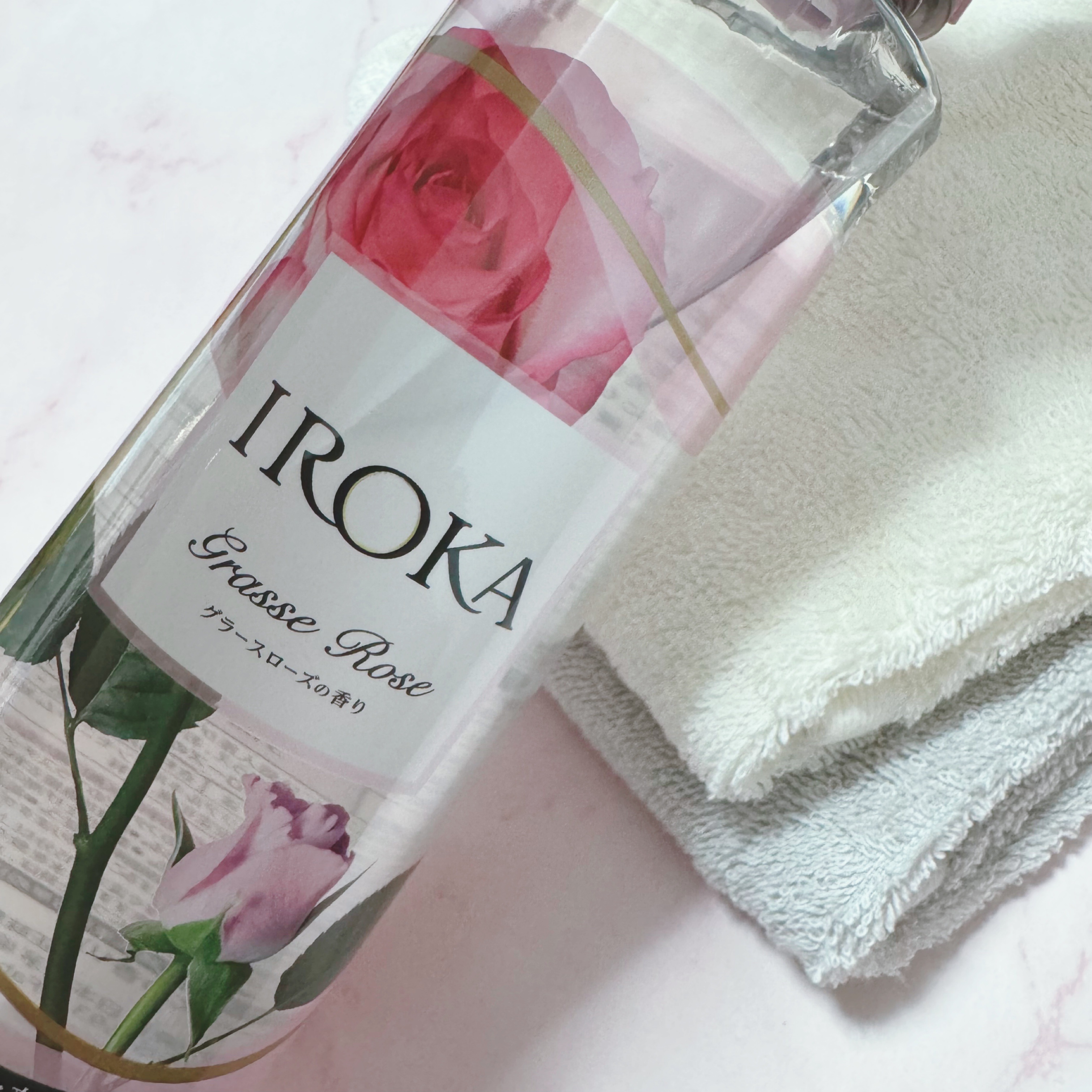 プレミアム柔軟剤 IROKA グラースローズの香り 本体540ml/IROKA/柔軟剤を使ったクチコミ（2枚目）