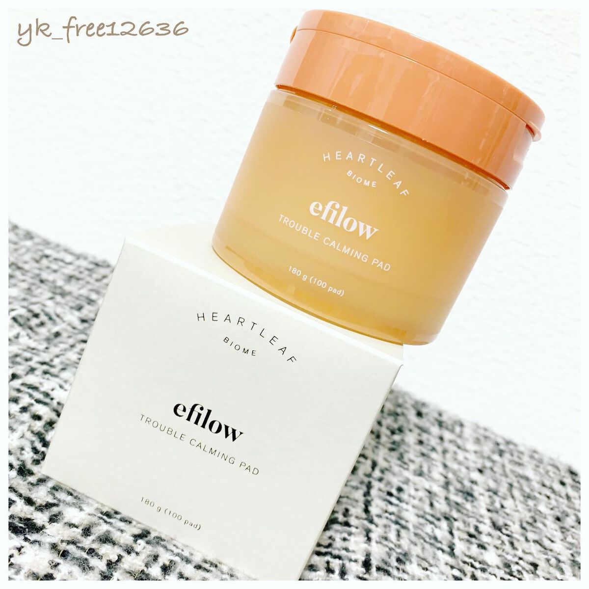 ドクダミバイオームトラブルカーミングパッド/efilow/トナーパッドを使ったクチコミ（1枚目）