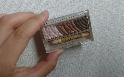 トーンアップアイシャドウ/CEZANNE/アイシャドウパレットを使ったクチコミ(1枚目)