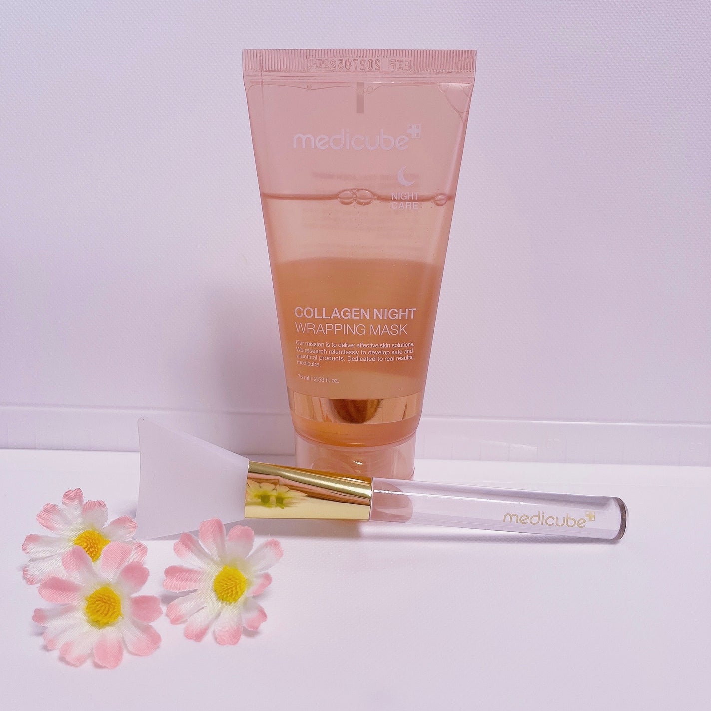 コラーゲンナイトラッピングマスク/MEDICUBE/洗い流すパック・マスクを使ったクチコミ(1枚目)