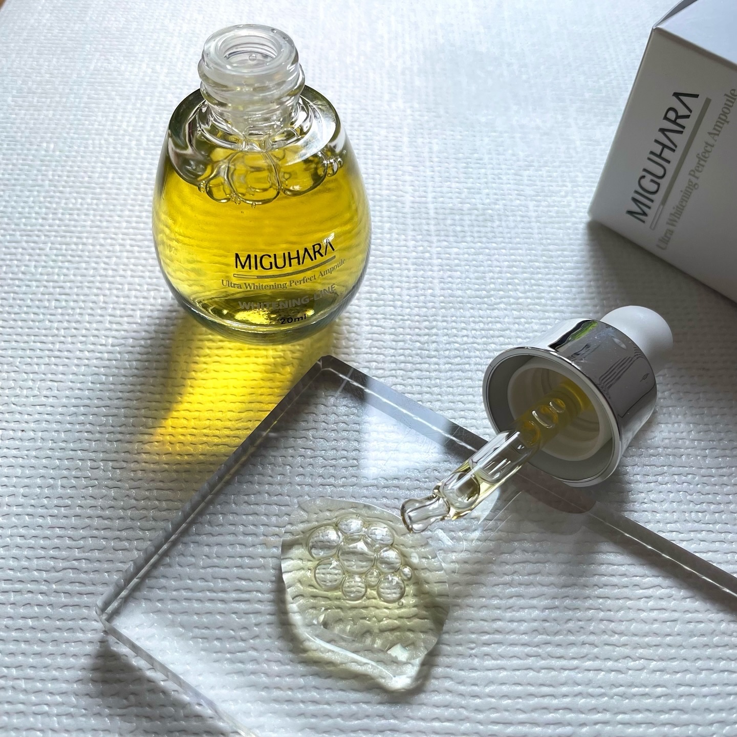 Ultra Whitening Perfect Ampoule/MIGUHARA/美容液を使ったクチコミ（3枚目）