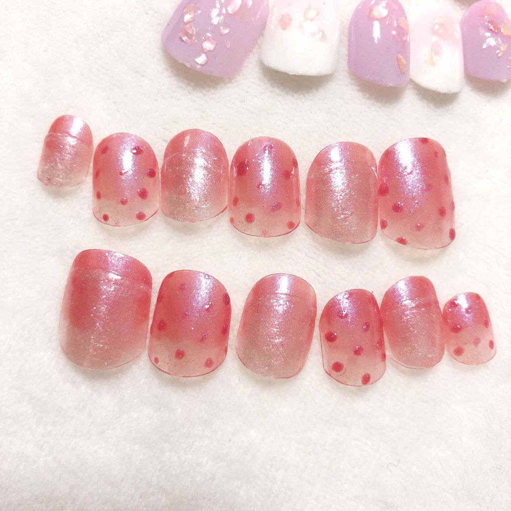 ダイソー エスポルール ネイルポリッシュ/エスポルール/マニキュアを使ったクチコミ（3枚目）