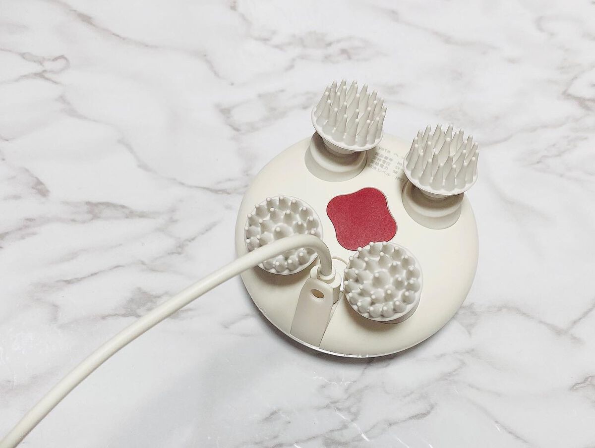 ヘッドスパ 電動頭皮ブラシ/yete/ヘッドマッサージャーを使ったクチコミ(4枚目)