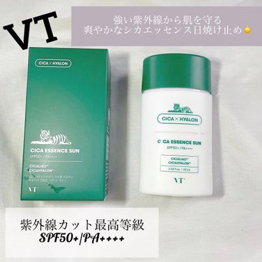 VT COSMETICS様よりいただきました福袋のアイテムを紹介します🌷


☑︎CICAエッセンスサン(日焼け止め)


強い紫外線から肌を守るしっとり爽やかなシカエッセンス日焼け止め☀️

塗った瞬