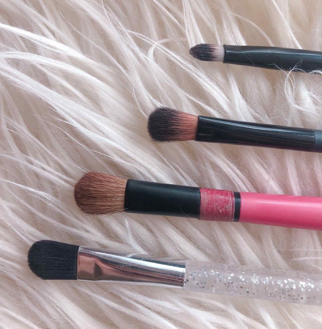 シャドウブラシ/セリア/メイクブラシを使ったクチコミ(2枚目)