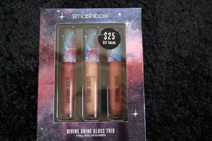 Smashbox Divine Shine Gloss Angeles Trio 限定お得セット/スマッシュボックス/リップグロスを使ったクチコミ(1枚目)