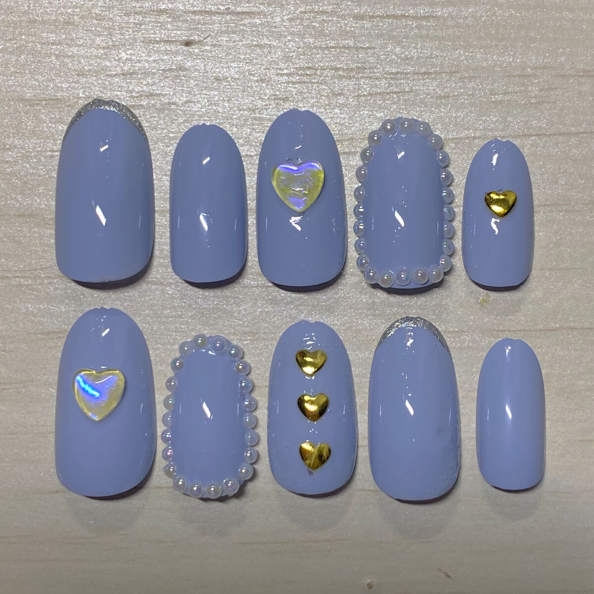 ネイルパーツ/セリア/ネイルチップ・パーツを使ったクチコミ（2枚目）